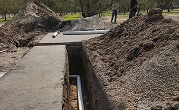 Underground Utility Trenching for Walls, Footings